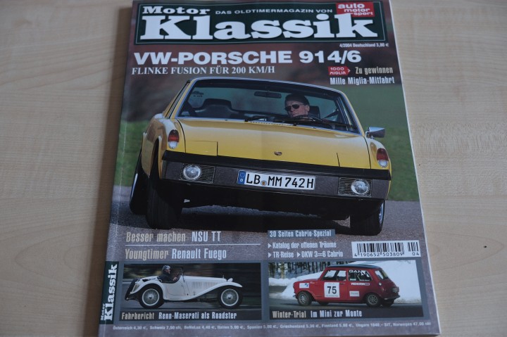Deckblatt Motor Klassik (04/2004)